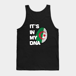 Flag of algeria fingerprint Tank Top